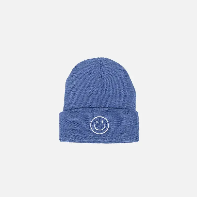 Smile Beanie Y2K for Stylish Streetwear Fashion