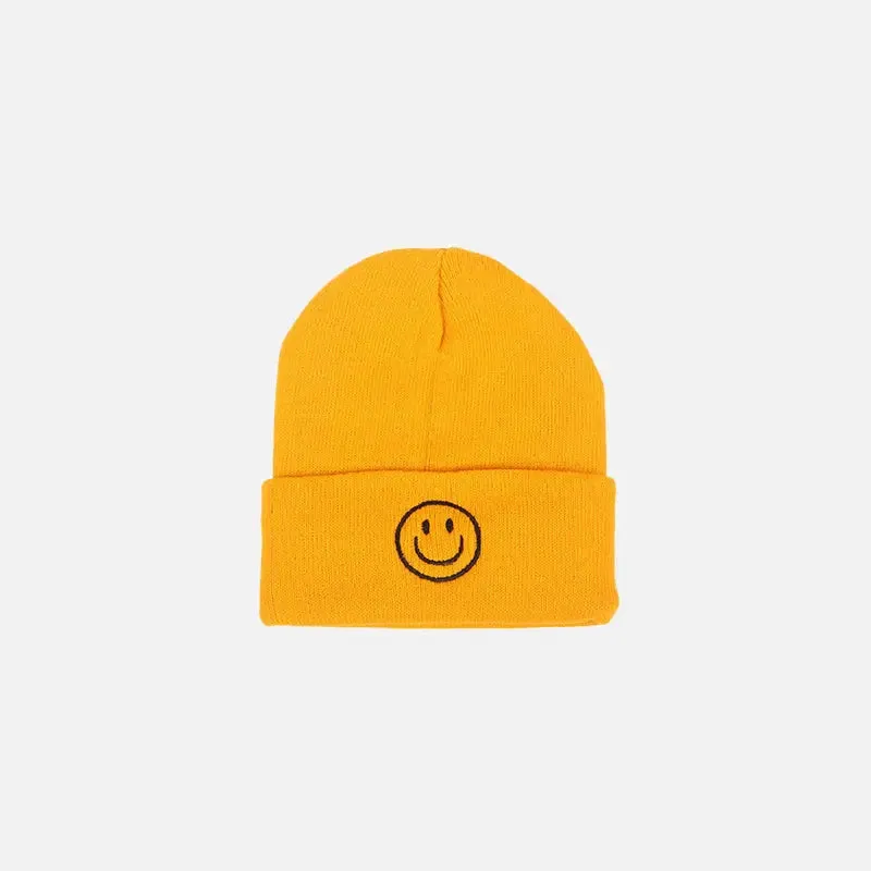 Smile Beanie Y2K for Stylish Streetwear Fashion