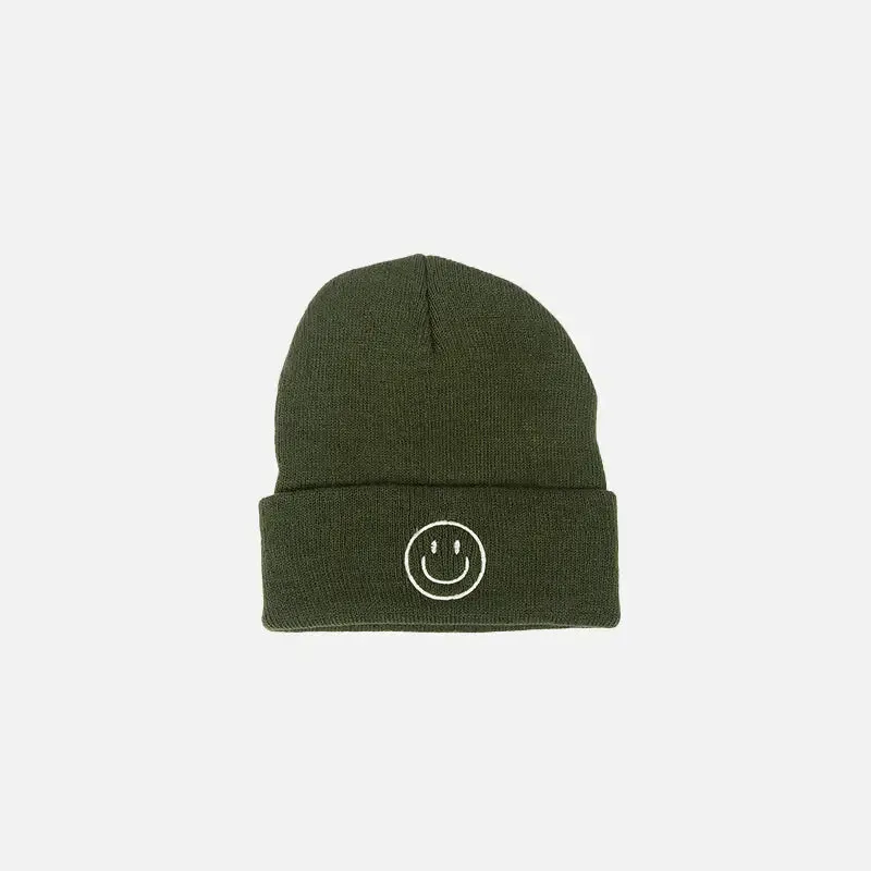 Smile Beanie Y2K for Stylish Streetwear Fashion