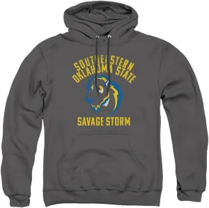 Southeastern Oklahoma State University Official Savage Storm Logo Unisex Adult Pull-Over Hoodie