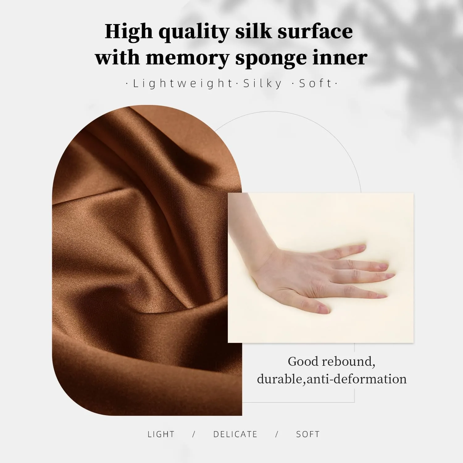 Speedy 30 Bag Pillow, Purse Shaper Insert Compatible with LV Speedy Bag, Handbag Filler with Soft Silk Surface and Memory Foam Inner without Overfull, Moisture-Proof (Gold, Speedy30)