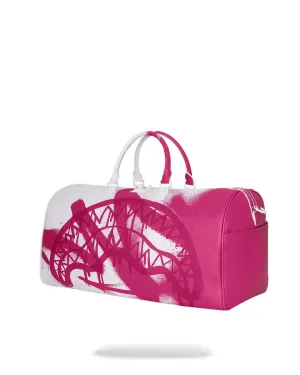 SprayGround Men Pink Vandal Emperor Duffle Spring 2025 Duffel (Pink White)