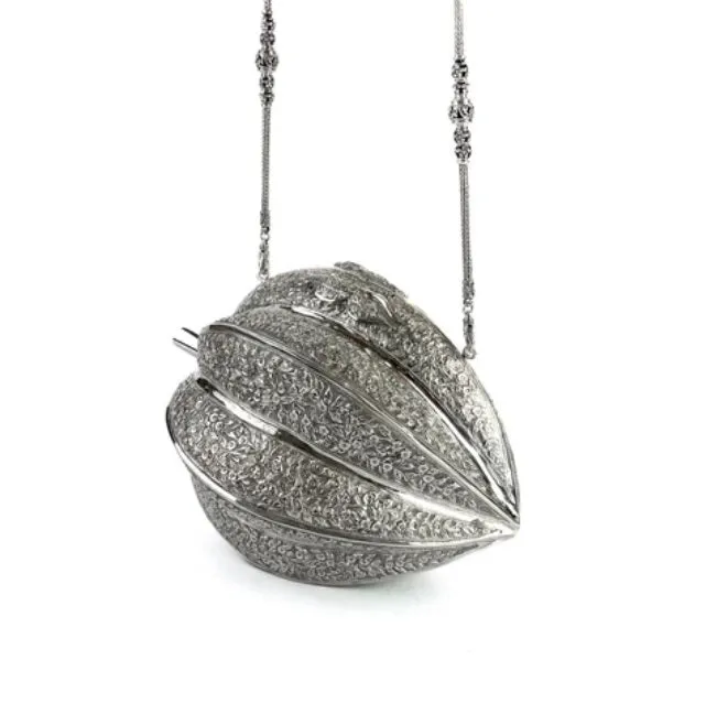 Star Fruit 92.5% Sterling Silver Shoulder Bag