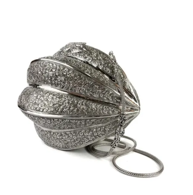 Star Fruit 92.5% Sterling Silver Shoulder Bag