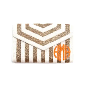 Stripes with Circle Monogram