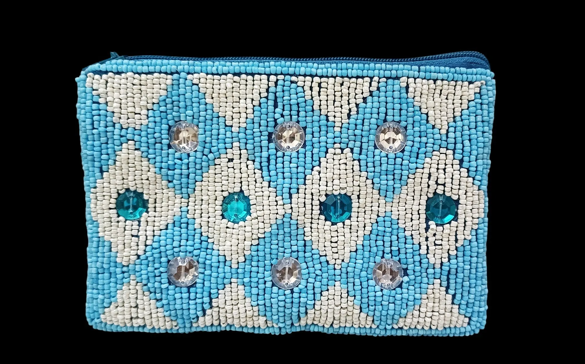 Stylish Handmade crafted modern design Beaded coin bag