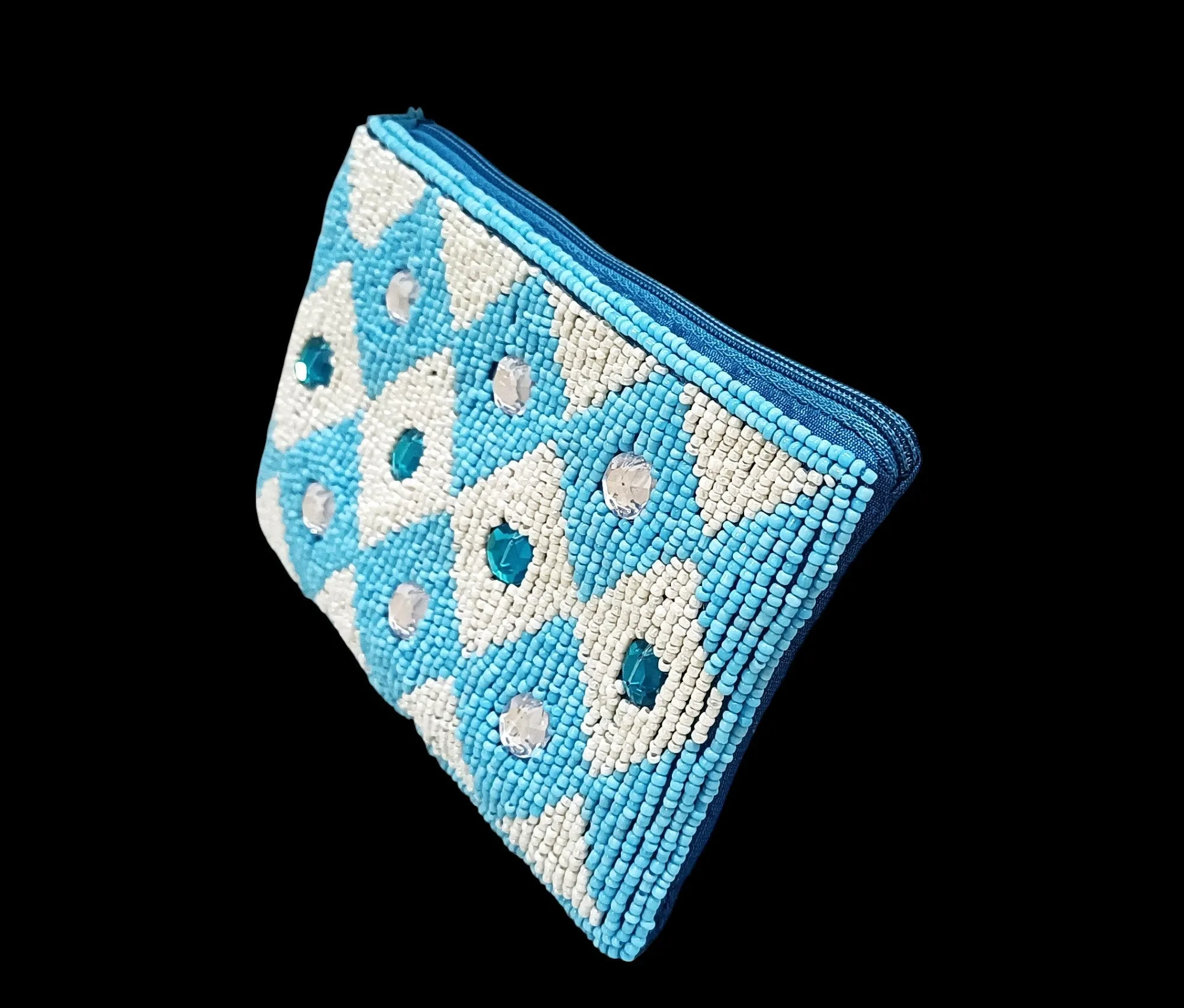 Stylish Handmade crafted modern design Beaded coin bag