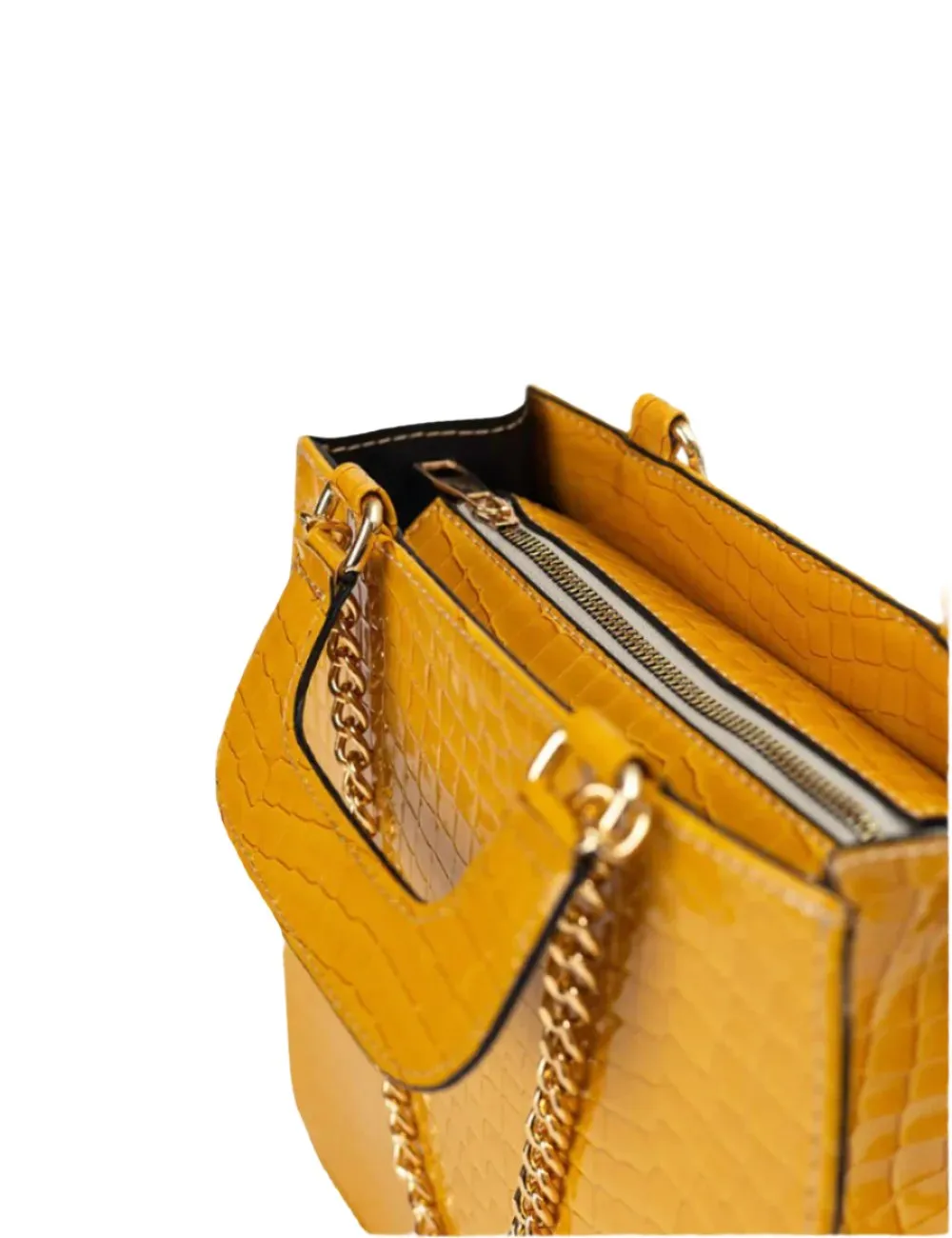 Sunshine Croc Embossed Bag