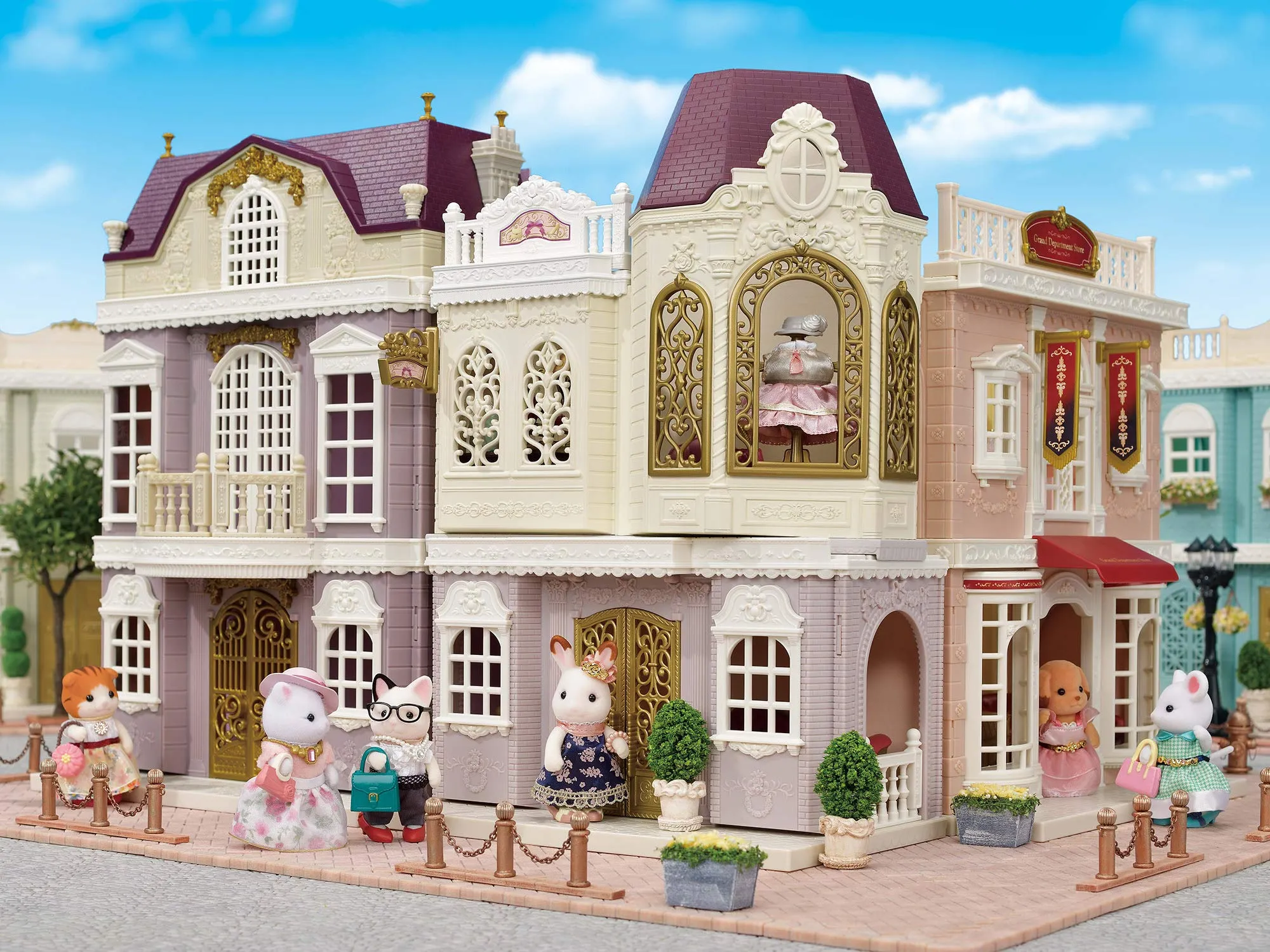 Sylvanian Families Town Fashion Coordination Set Persian Cat Sister TVS-9  Ages 3 