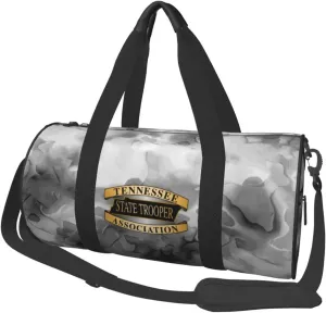 Tennessee State Troopers Association Convertible Garment Bag with Shoulder Strap, Carry on Garment Duffel Bag for Men Women - Rolling Foldable for Travel Luggage Bags (Black)