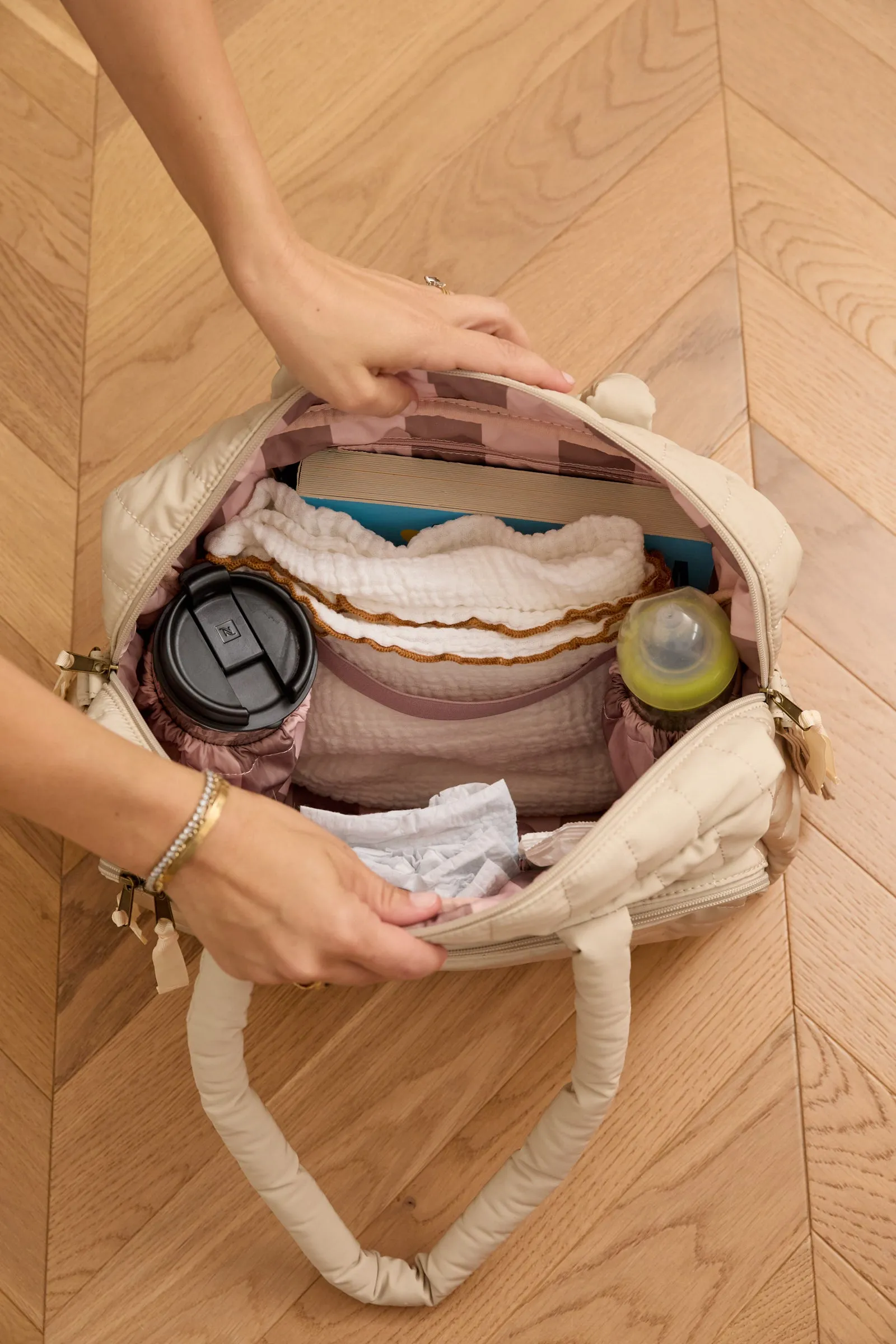 The Baby Bag - Cream