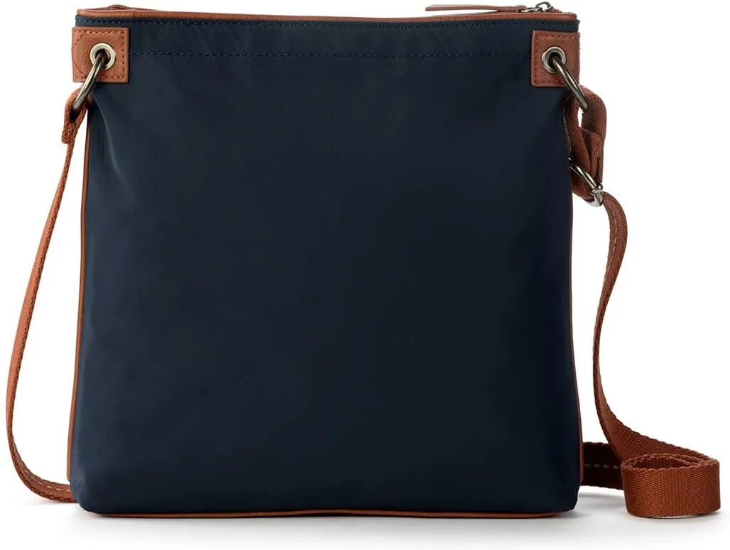 The Sak Esperato Nylon Flat Crossbody in Eco Twill, Adjustable Repreve Webbing Strap