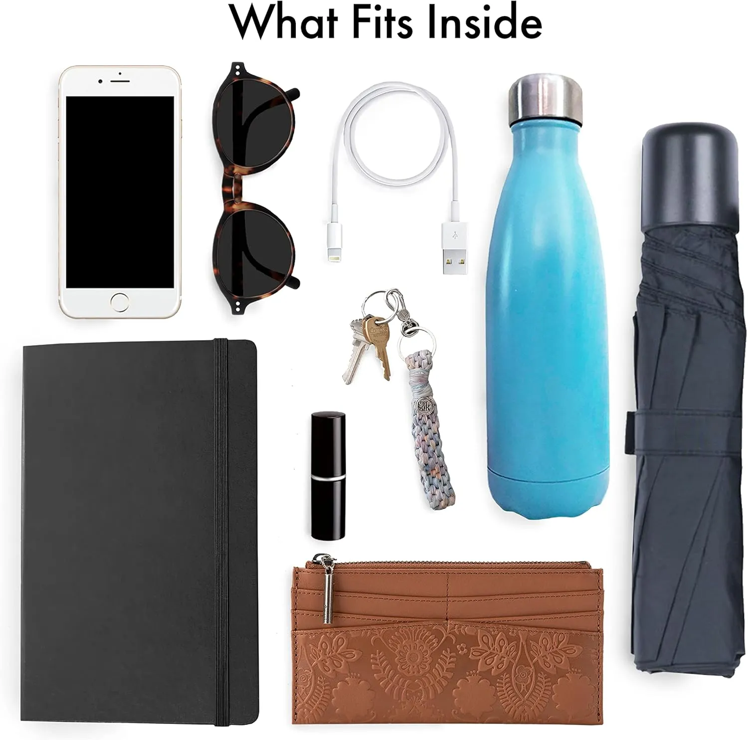 The Sak Los Feliz Backpack in Leather, Detachable Shoulder Strap, Mahogany