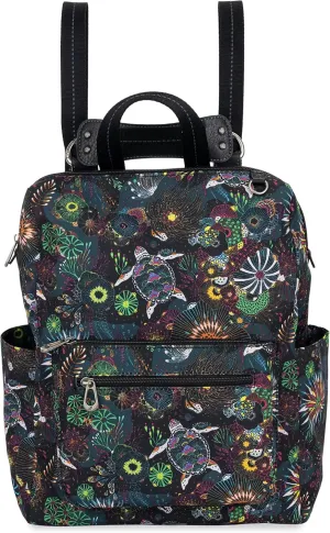 The Sak Womens Loyola Convertible Backpack Rainbow Seascape One-Size