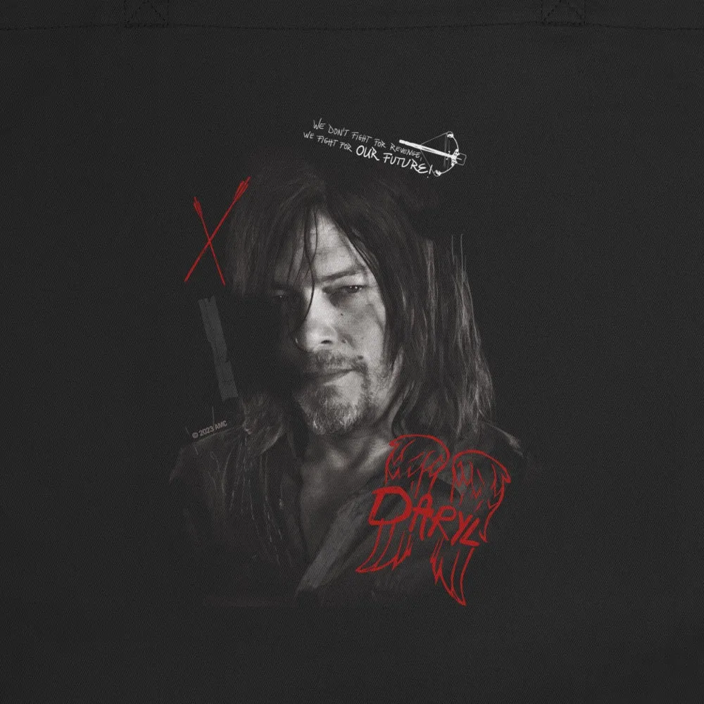 The Walking Dead Daryl Graffiti Tote Bag