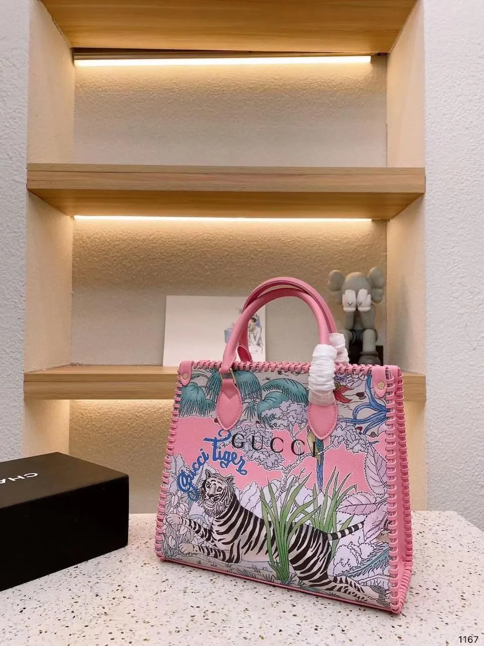 Tiger Jackie Print Hand Bags For Women