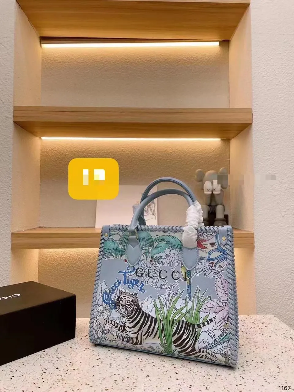 Tiger Jackie Print Hand Bags For Women