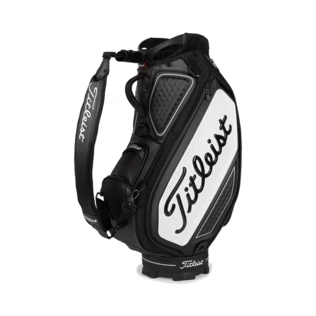 Titleist Tour Series Tour Staff Bag (Black & White)
