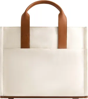 Tommy Bahama Women's Tote Bag, Medium Travel Purse Handbag with Adjustable Shoulder Strap and Leather Trim