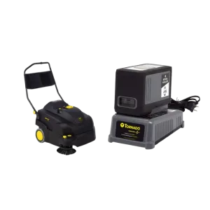 Tornado Tempest Wide Area Carpet Sweeper Vac, Battery Powered (TV400-W26-U)