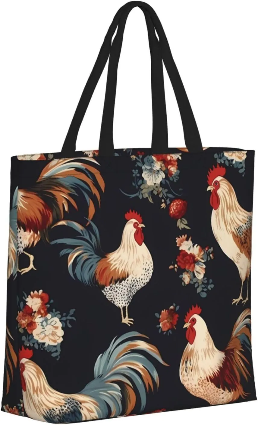 Tote Bag for Women Gay Pride Rainbow Pattern Shoulder Bag with Zipper Handbag Large Capacity Reusable Grocery Bag