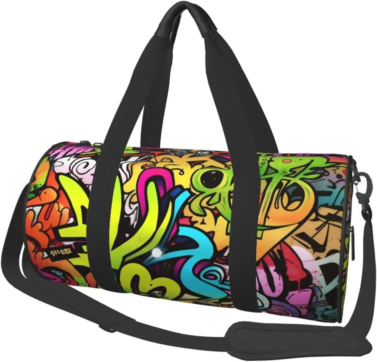 Travel Bag For Women,Graffiti Drawing Print Personal Item Duffle Bags,Weekend Travel Duffel Tote Bag,Travel Sport Gym Bag For Men,Airplane Travel Essentials For Flying