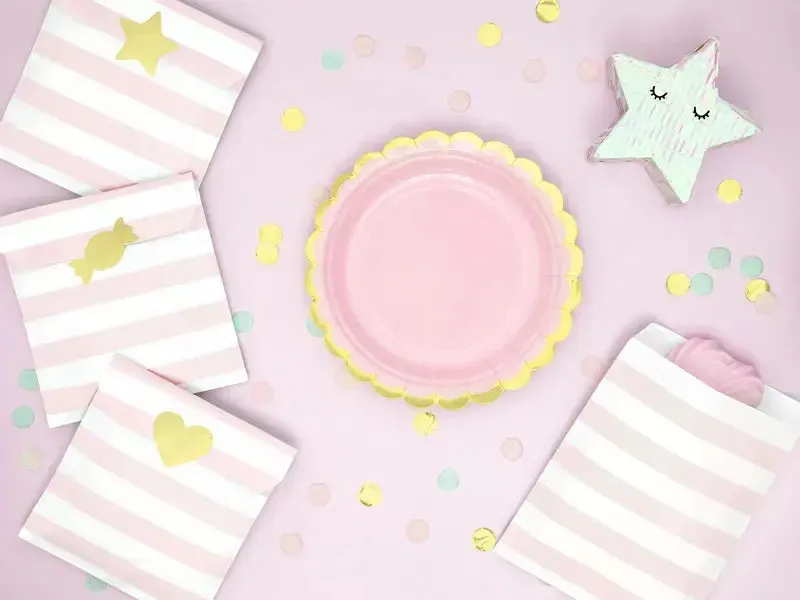Treat bags yummy, light pink
