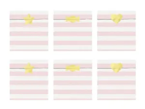 Treat bags yummy, light pink