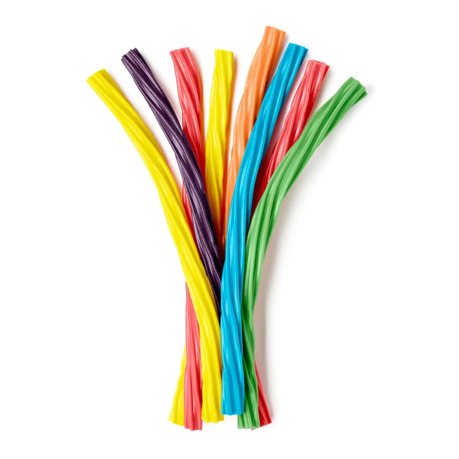 TWIZZLERS Twists Rainbow Flavored Licorice Style, Low Fat Candy Bags, 12.4 oz (6 Count)