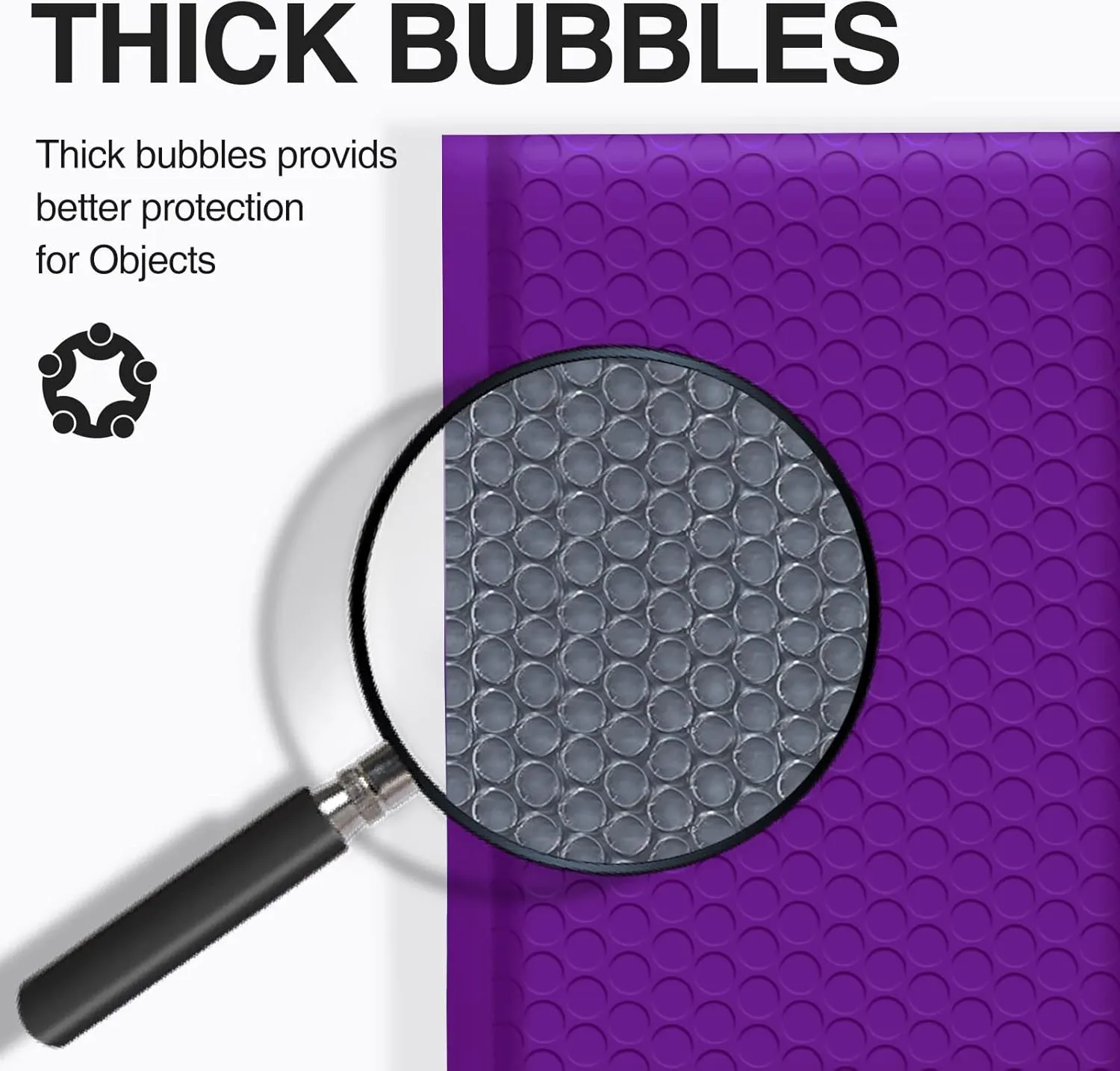 UCGOU Bubble Mailers 6x10 Inch Purple 50 Pack Poly Padded Envelopes Small Business Mailing Packages Opaque Self Seal Adhesive Waterproof Boutique Shipping Bags for Jewelry Makeup Supplies #0