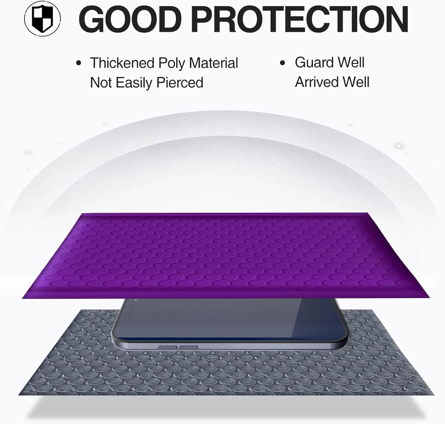 UCGOU Bubble Mailers 6x10 Inch Purple 50 Pack Poly Padded Envelopes Small Business Mailing Packages Opaque Self Seal Adhesive Waterproof Boutique Shipping Bags for Jewelry Makeup Supplies #0