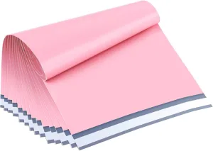 UCGOU Poly Mailers 24x24 Inch Light Pink 50 Pack Extra Large Shipping Bags Strong Thick Mailing Envelopes Self Seal Adhesive Waterproof and Tear Proof Boutique Postal for Clothing Quilt and More