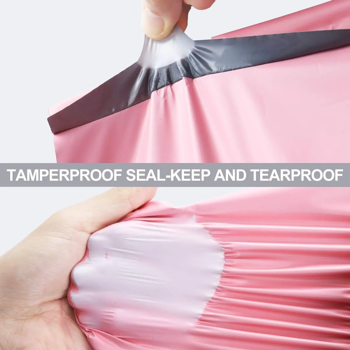 UCGOU Poly Mailers 24x24 Inch Light Pink 50 Pack Extra Large Shipping Bags Strong Thick Mailing Envelopes Self Seal Adhesive Waterproof and Tear Proof Boutique Postal for Clothing Quilt and More