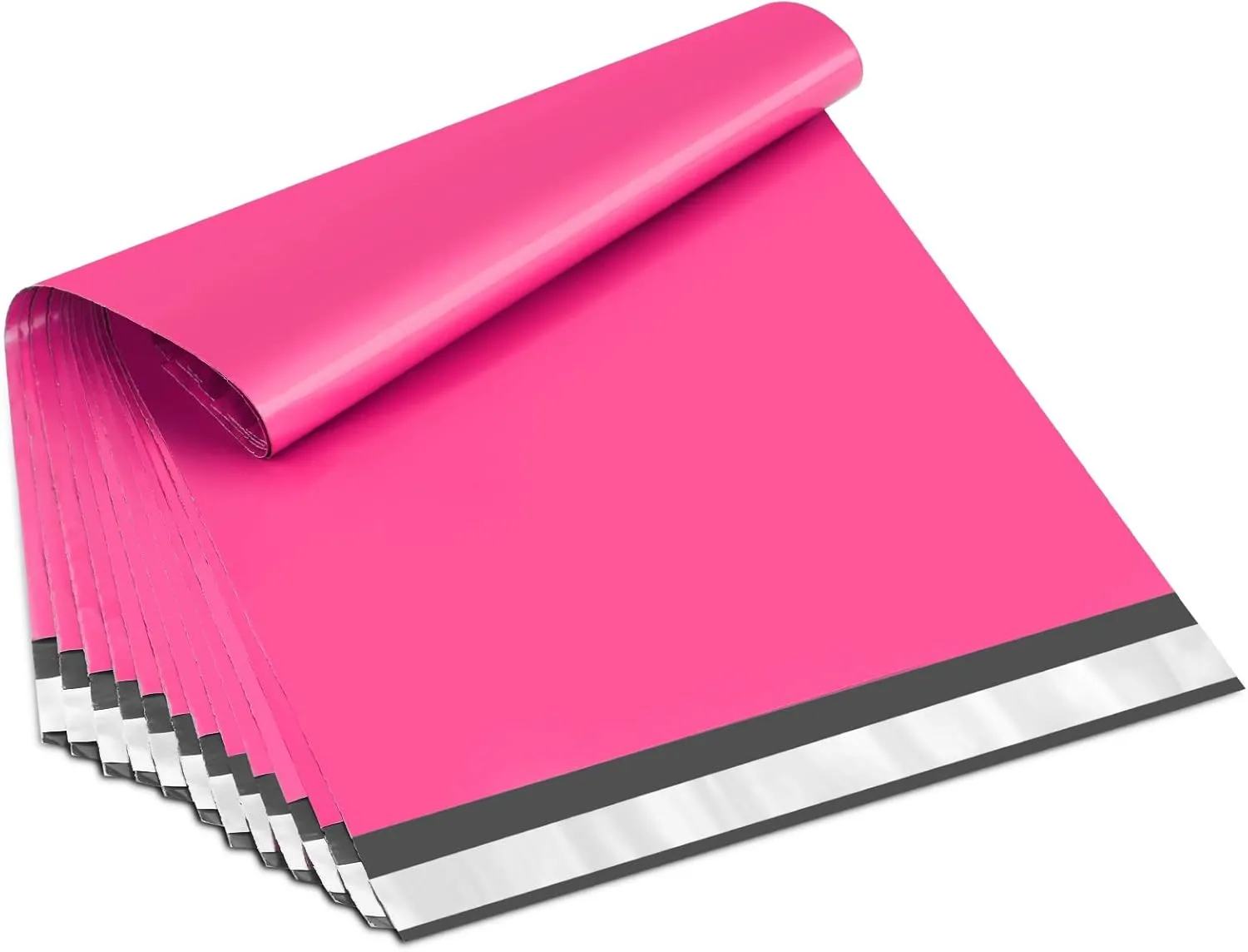 UCGOU Poly Mailers 9x12 Inch Hot Pink 200 Pack Shipping Bags #3 Strong Mailing Envelopes Boutique Packaging Postal Self Seal Adhesive Waterproof and Tear Proof Small Business for Clothes Books