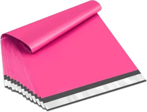 UCGOU Poly Mailers 9x12 Inch Hot Pink 200 Pack Shipping Bags #3 Strong Mailing Envelopes Boutique Packaging Postal Self Seal Adhesive Waterproof and Tear Proof Small Business for Clothes Books