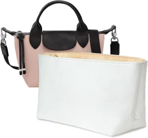 Ultra-light Purse Organizer Insert Compatible with Longchamp Energy Series Bag and More, Waterproof DupontPaper and Silk Handbag Inner for Luxury Bags, Keeps Tote Handbag Neat (Energy, M)