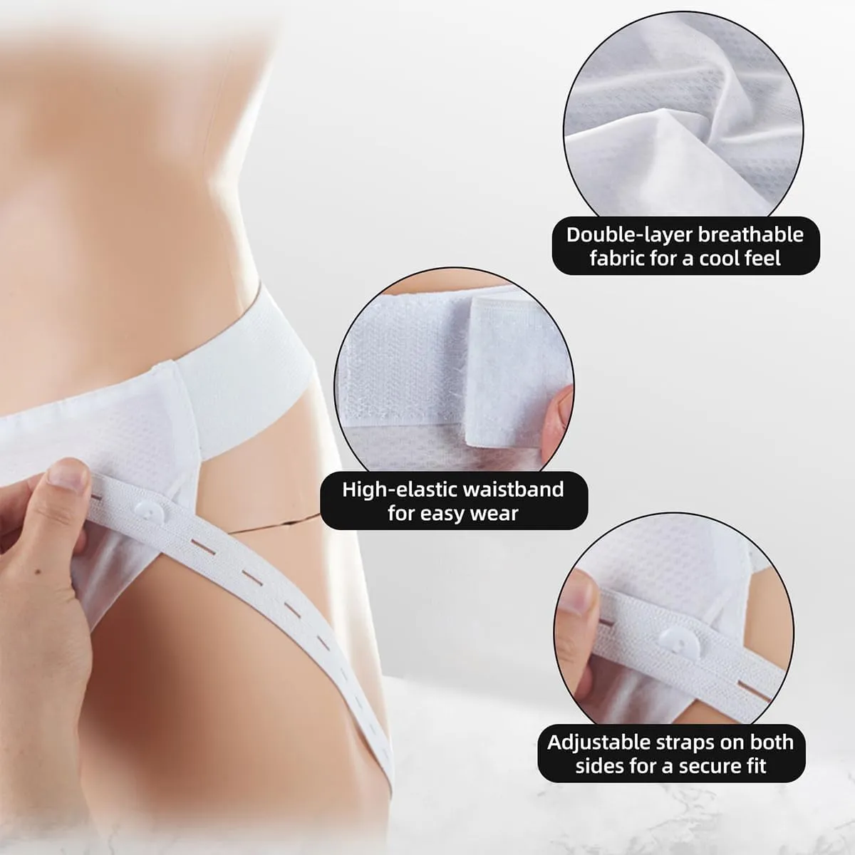Urinals for Men – Wearable External Catheter for Elderly Incontinence Male, Urine Collection System Nighttime Spill-Proof with 2 Urine Collection Bags – Portable Men's Urinary Drainage Device