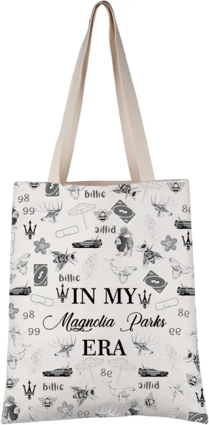 VAMSII Magnolia P Inspired Gift My Magnolia P Era Tote Bag How's the Weather Parks Handbag Bookish Gift Book Club Gift