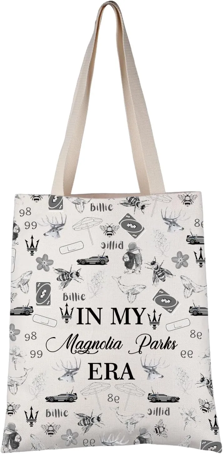 VAMSII Magnolia P Inspired Gift My Magnolia P Era Tote Bag How's the Weather Parks Handbag Bookish Gift Book Club Gift