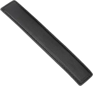 Vegan Leather Bag Base Shaper Fit for WOC Handbag, Vachetta Lambskin Bag Bottom Shaper Support Pad Compatible with Chanel Purse - Black, 7.1 x 1.26 Inch