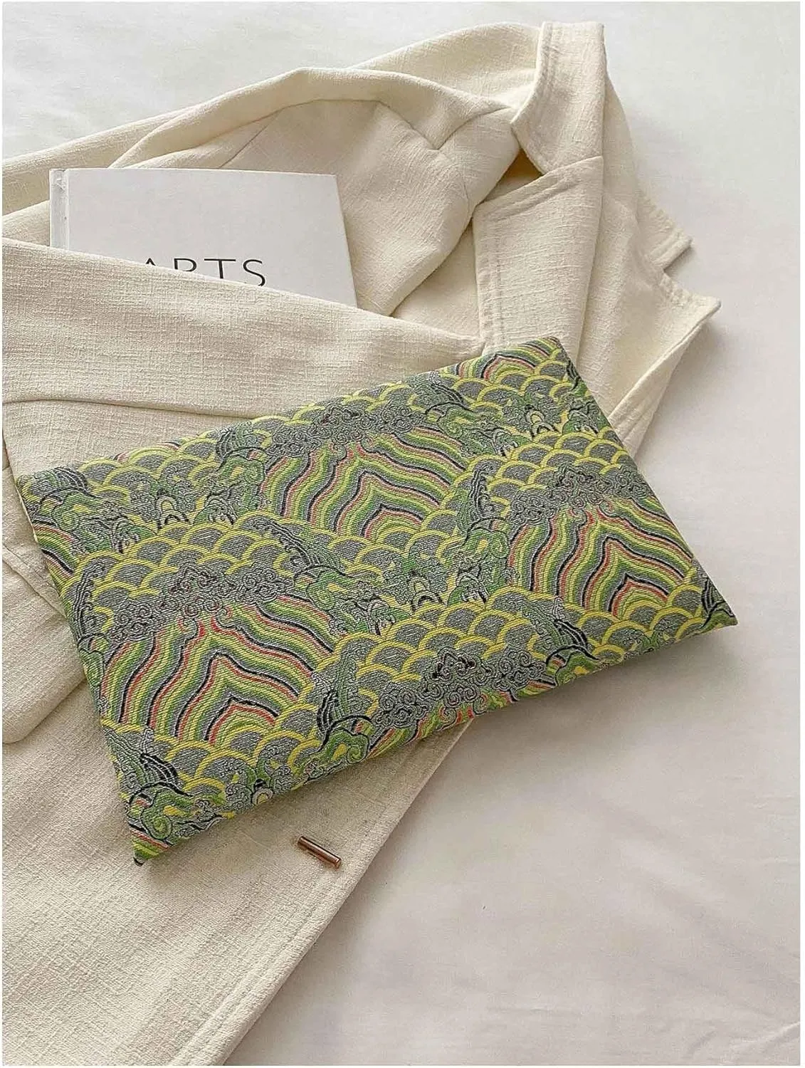 Verdusa Women's Envelope Clutch Purse Evening Bags Geo Print Flap Handbags