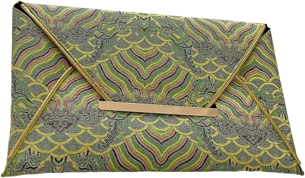 Verdusa Women's Envelope Clutch Purse Evening Bags Geo Print Flap Handbags