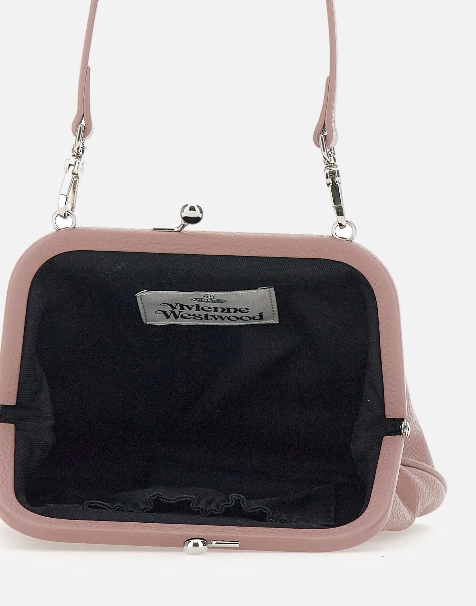 Vivienne Westwood Mauve Pink Eco Leather Clutch Bag