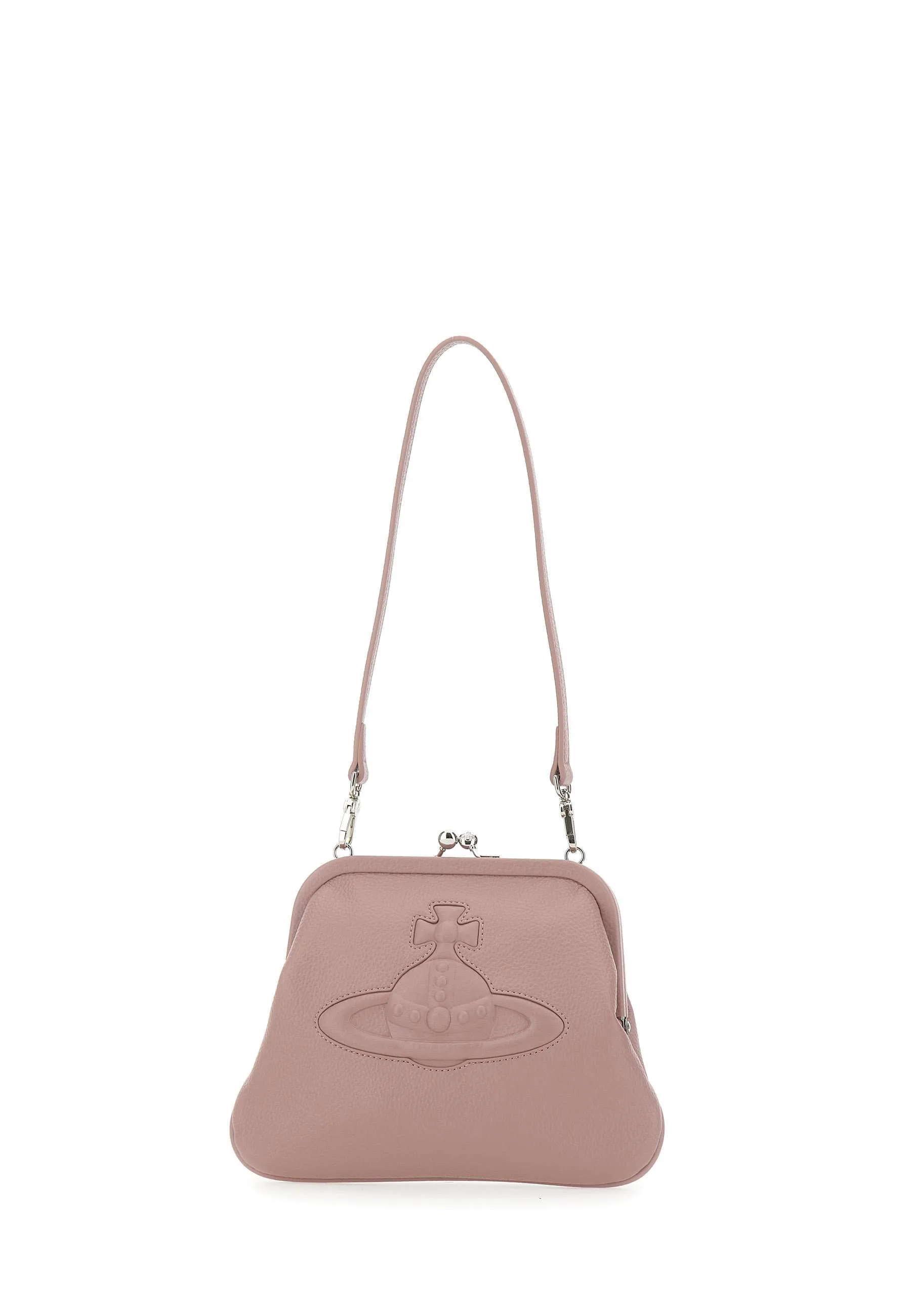 Vivienne Westwood Mauve Pink Eco Leather Clutch Bag