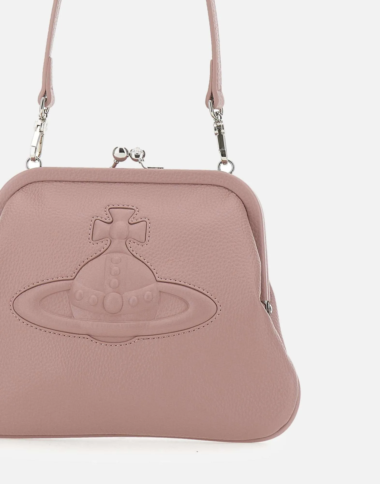 Vivienne Westwood Mauve Pink Eco Leather Clutch Bag