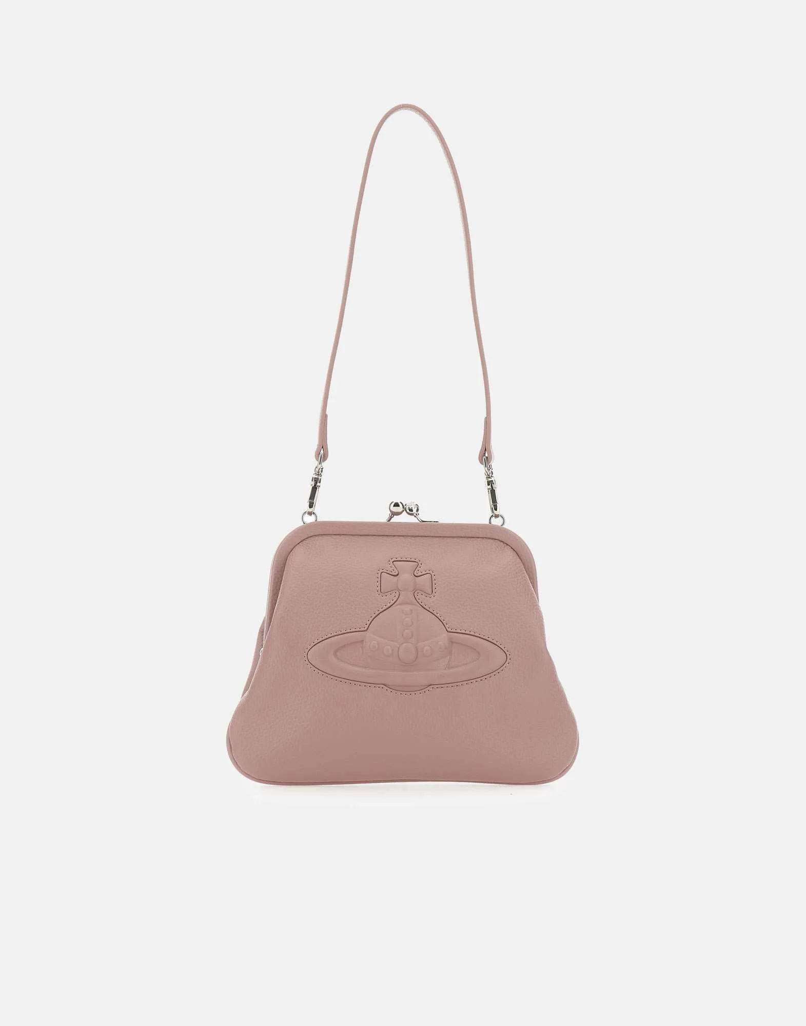 Vivienne Westwood Mauve Pink Eco Leather Clutch Bag