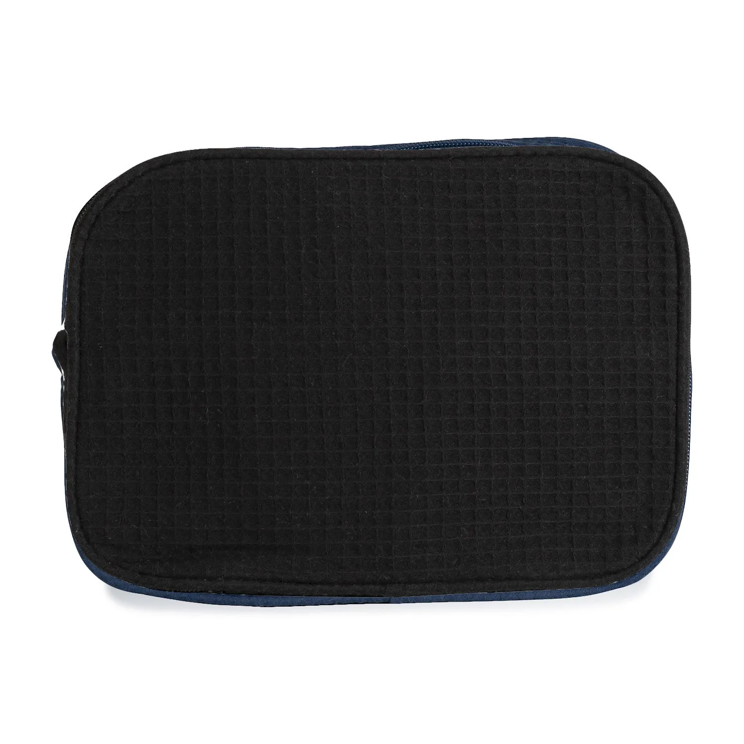 Waffle Weave Large Cosmetic Bag