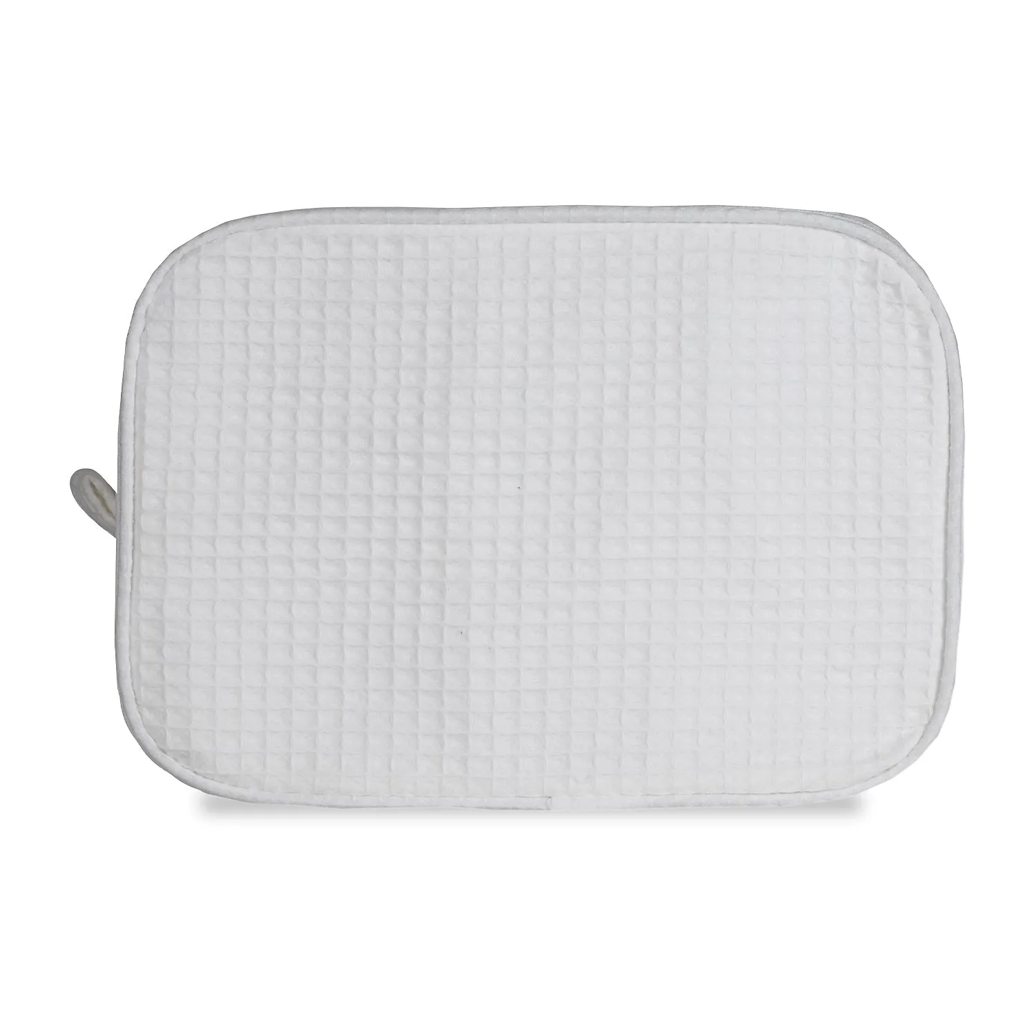 Waffle Weave Large Cosmetic Bag