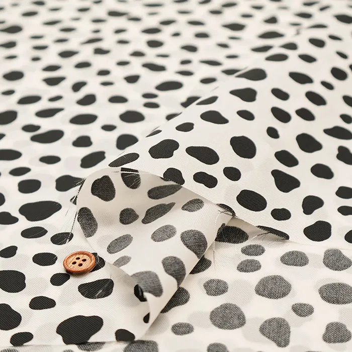 Water Repellent Nylon Oxford Print Fabric - Dalmatian