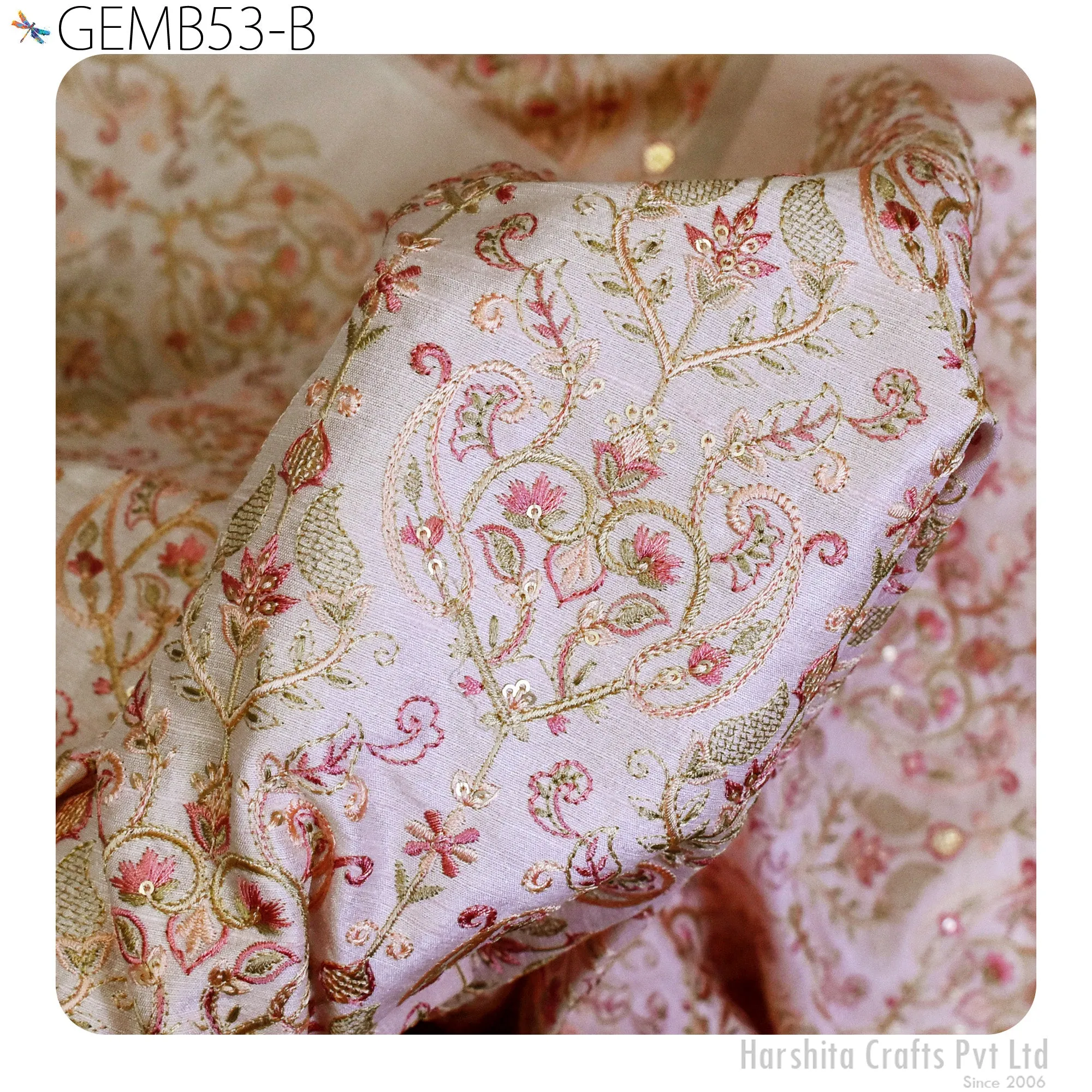 Wedding Woman Dresses Embroidery Viscose Fabric by the yard Sewing Crafting Embroidery Costumes Doll Bags Cushion Cover Quilting Home Décor